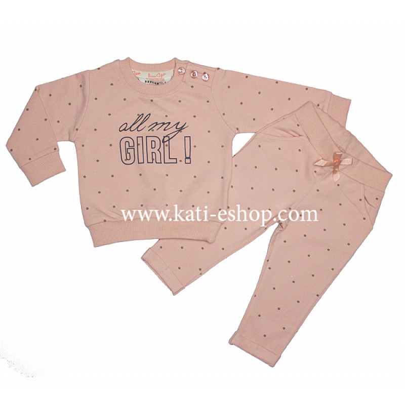 BREEZE Бебешки комплект за момиче 8-1147 BREEZE Бебешки комплект за момиче 8-1147