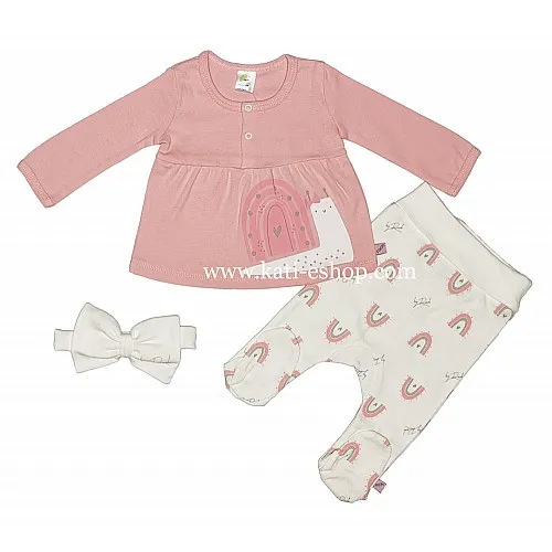 RACH Рипсен комплект 3 части за момиче 3-1816