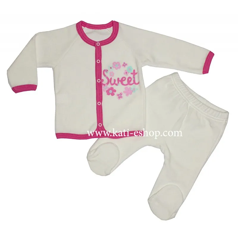 TOPOLINO Плюшен комплект жилетка с ританки за момиче 3-1019