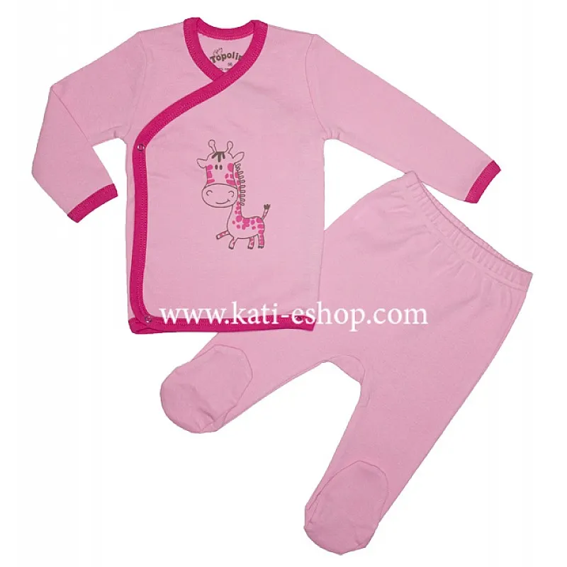 TOPOLINO Комплект жилетка с ританки за момиче 3-1047