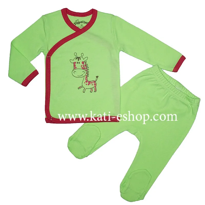 TOPOLINO Комплект жилетка с ританки за момиче 3-1054