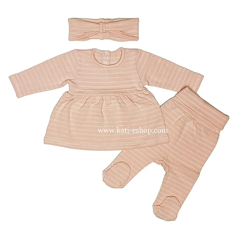 TOPOLINO Бебешки комплект 3 части за момиче 3-1871