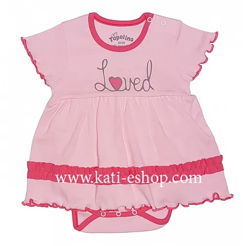 TOPOLINO Бебешка боди рокля 3-841