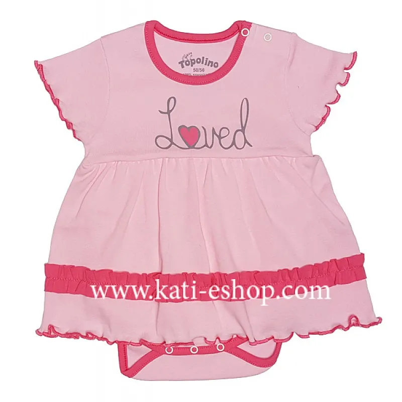 TOPOLINO Бебешка боди рокля 3-841 - Topolino