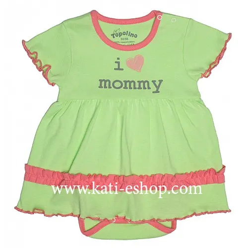 TOPOLINO Бебешка боди рокля 3-920