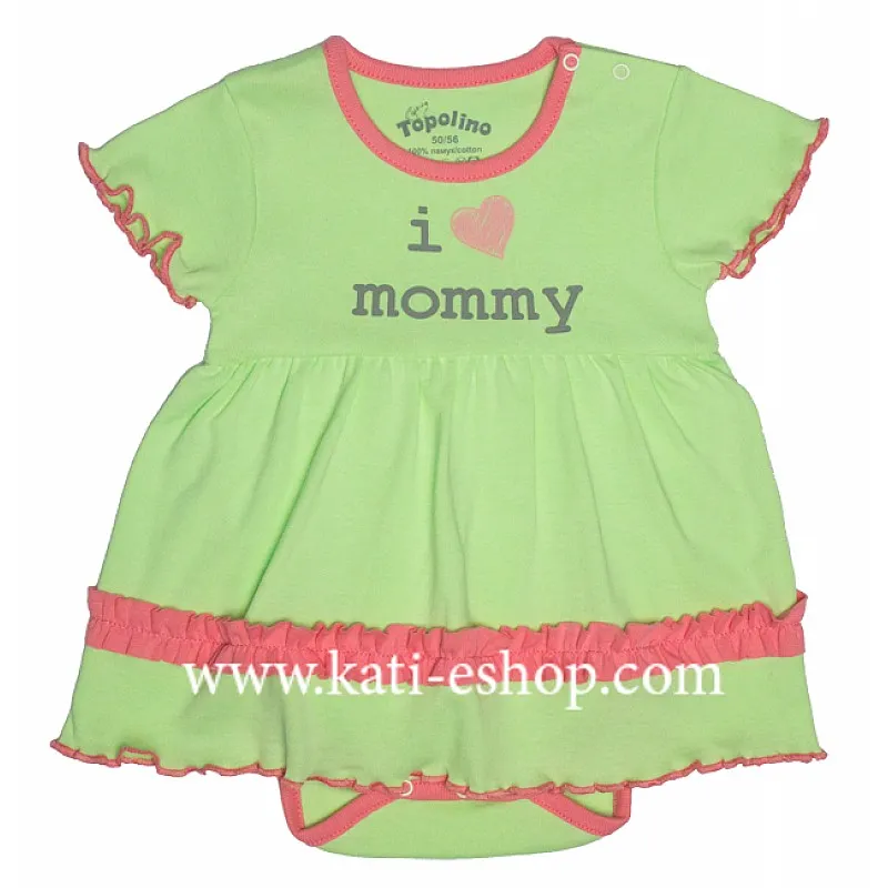 TOPOLINO Бебешка боди рокля 3-920