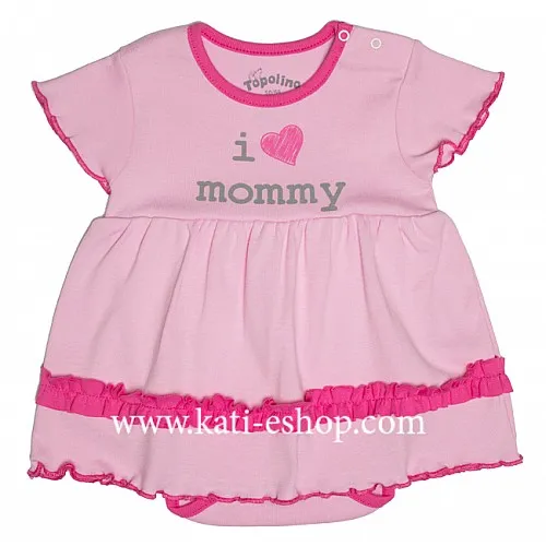 TOPOLINO Бебешка боди рокля 3-921