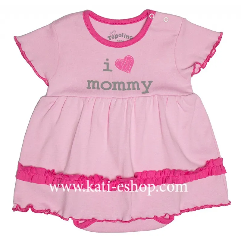 TOPOLINO Бебешка боди рокля 3-921