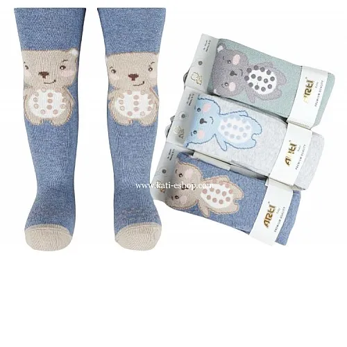 ARTI Бебешки памучни чорапогащи 6-12месеца 2-1155