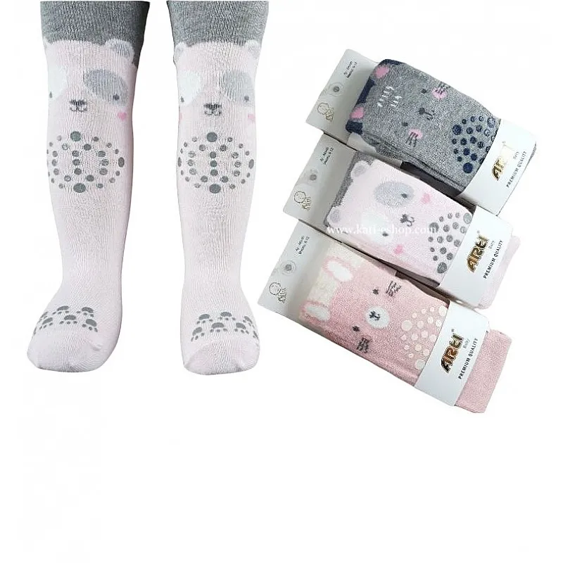 ARTI Бебешки памучни чорапогащи 6-12месеца 2-1126