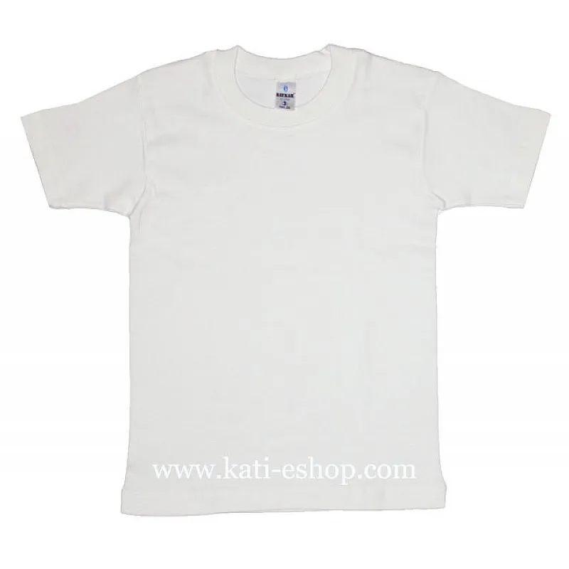 BAYKAR Бяла рипсена тениска 2-565