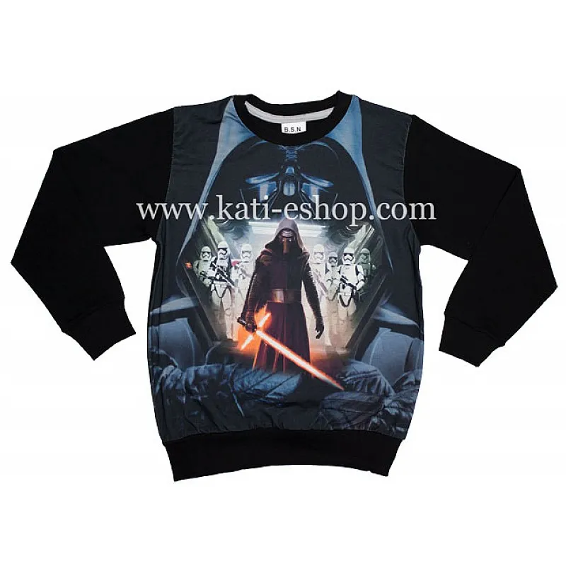 Блуза за момче "STAR WARS " Busen черна 6-399