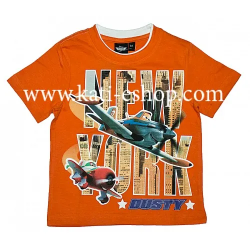 Тениска за момче " Planes " DISNEY оранжева 6-536