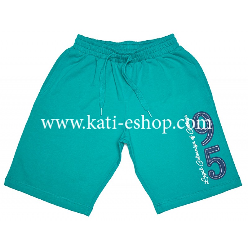 E&H Памучни къси панталони за момче тюркоаз 5-198 E&H Памучни къси панталони за момче тюркоаз 5-198