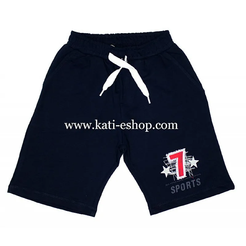 BREEZE Boys (E&H) Т.сини къси памучни панталони за момче 5-603
