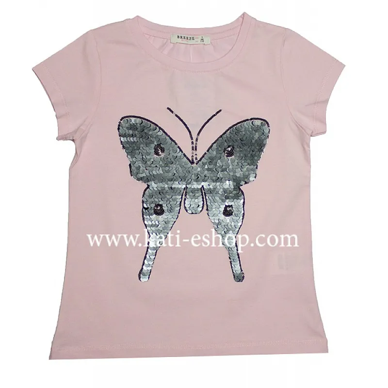 BREEZE Блуза за момиче розова 6-1485