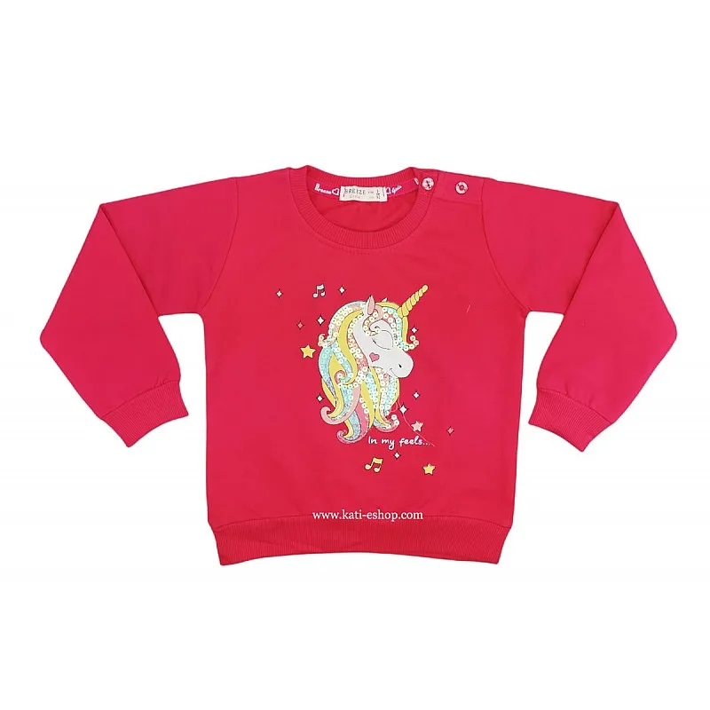 BREEZE Блуза с дълъг ръкав за момиче 6-2132