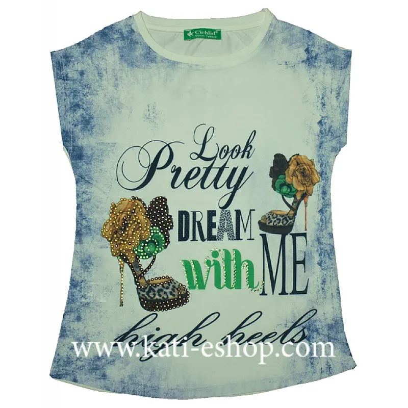 CICHLID Блузка за момиче екрю 6-657