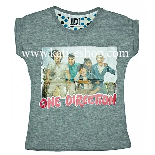 Блуза за момиче ONE DIRECTION сива 6-627