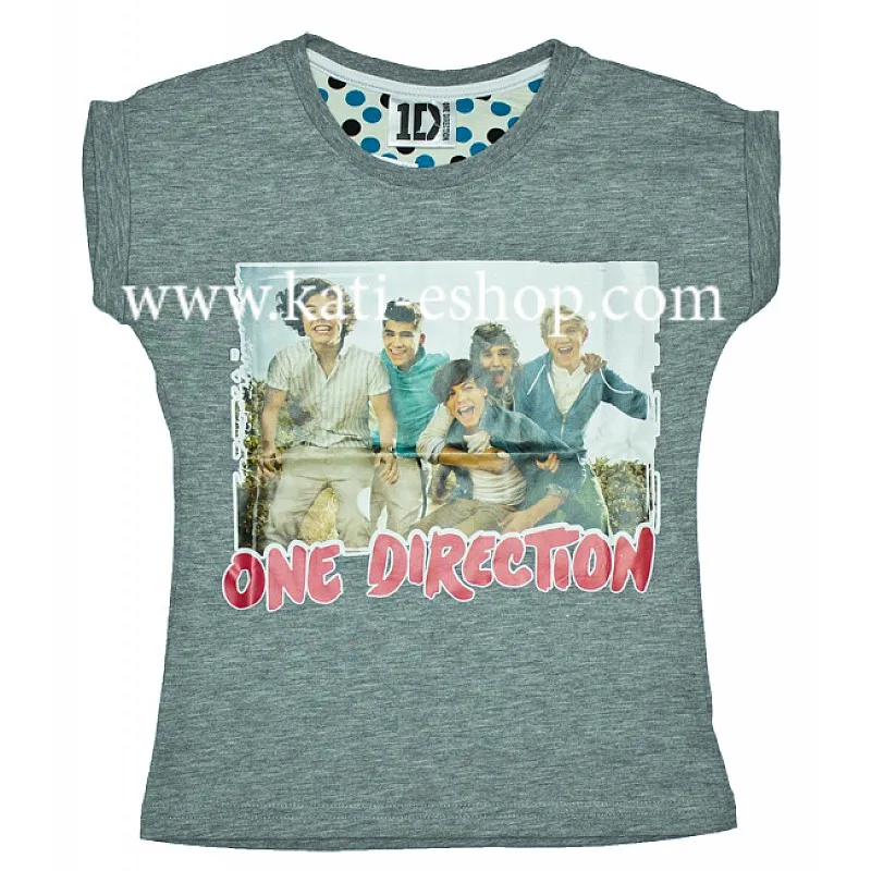 Блуза за момиче ONE DIRECTION сива 6-627