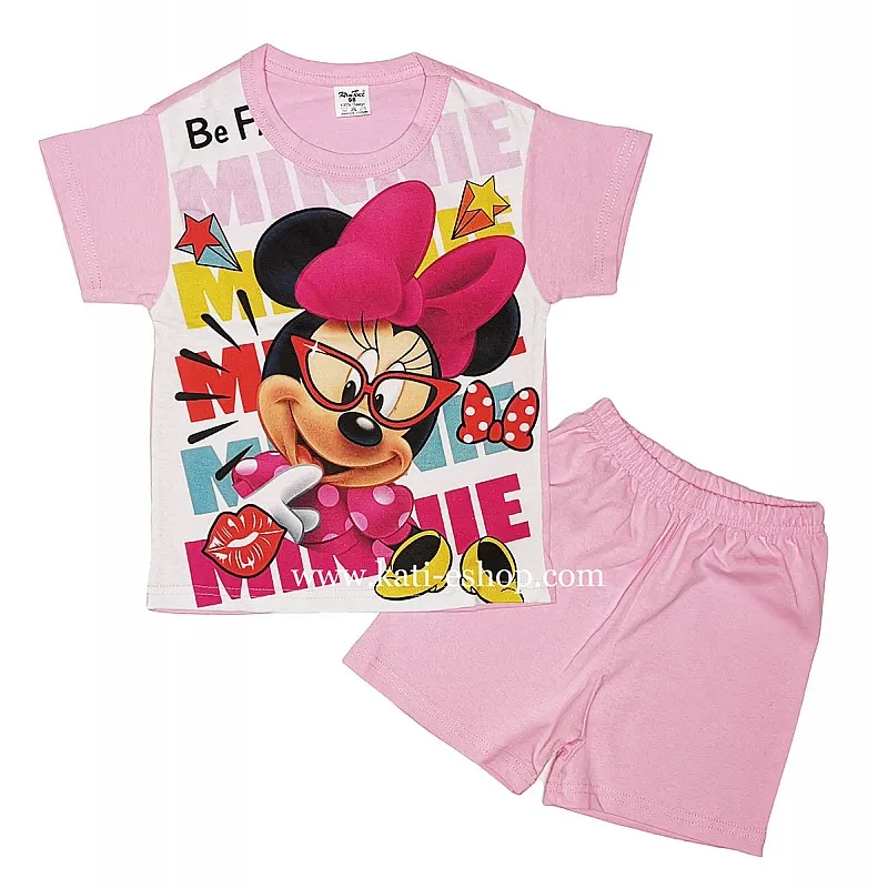 КомТекс Пижама с къс ръкав за момиче 2-1003