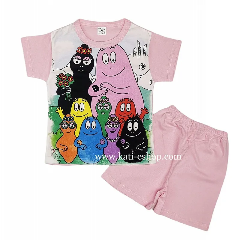 КОМТЕКС Пижама с къс ръкав за момиче 2-1194