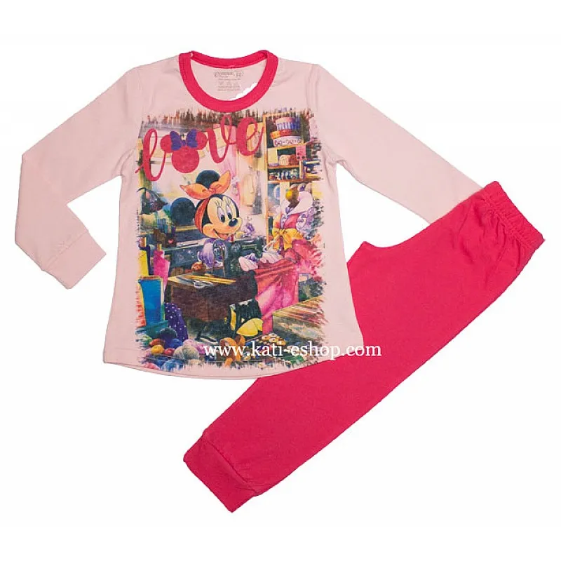 ВЕНЕРА Пижама с дълъг ръкав за момиче 2-650