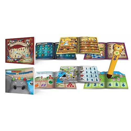 Thinkle Stars Умна писалка с две книжки ТИГЪР