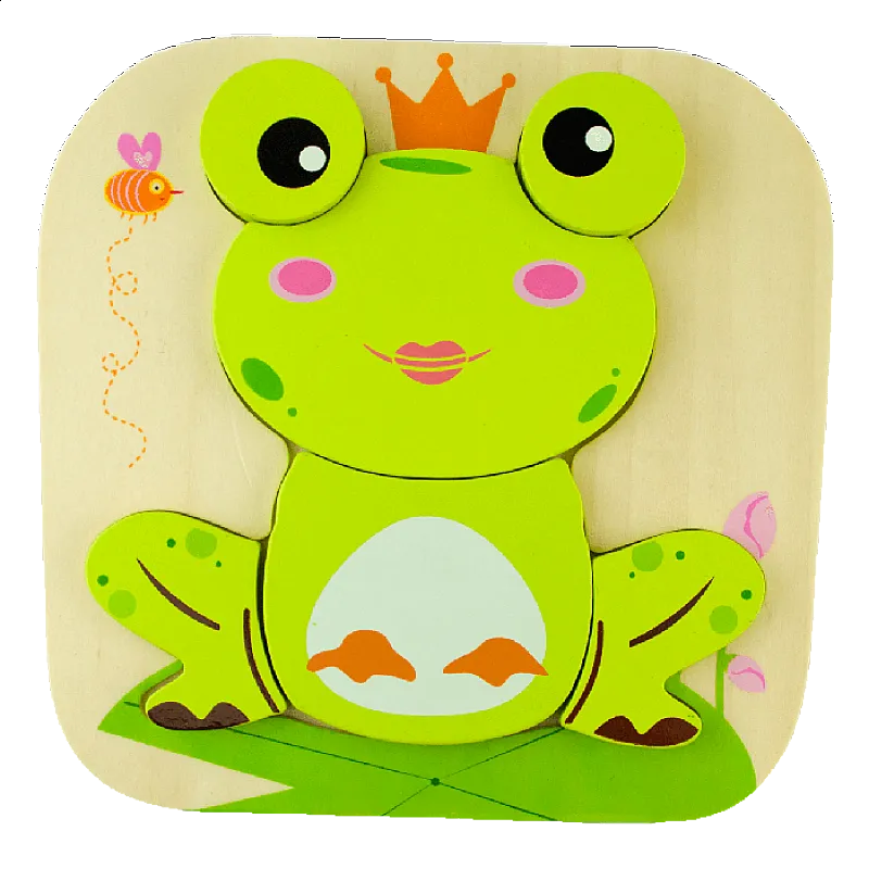 Thinkle Stars Дървен пъзел " Принцесата Жаба "  18м+