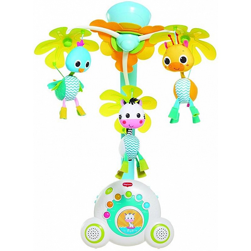 Tiny Love Музикална въртележка Soothe n Groove Safari (18 мелодии) Tiny Love Музикална въртележка Soothe 'n Groove Safari (18 мелодии)