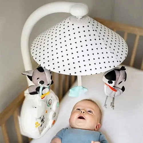 TINY LOVE Музикална въртележка, проектор и нощна лампа Magical Night Black&White 0м+