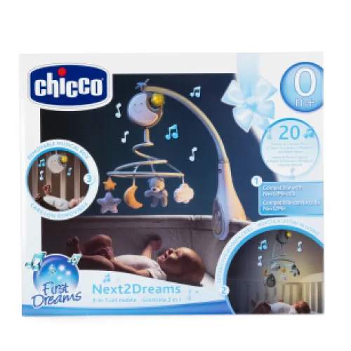 Chicco Next2Dreams Въртележка 4 в 1 момче