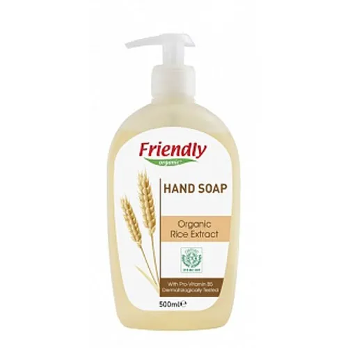 Friendly Натурален сапун за ръце с екстракт от органичен ориз 500мл 