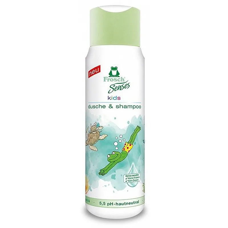 Детски душ гел и шампоан 2 в 1 Frosch 300ml Детски душ гел и шампоан 2 в 1 Frosch 300ml