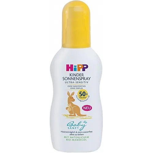 HiPP Слънцезащитен спрей за чувствителна кожа фактор 50+ 150мл.