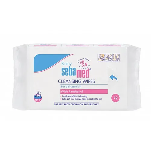 SEBAMED Бебе мокри кърпички 72бр.