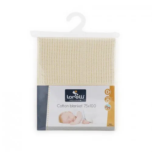 Lorelli Памучно одеяло 75/100 СМ ЕКРЮ