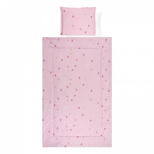 Lorelli Спален комплект 4 части РАНФОРС ПЕПЕРУДИ РОЗОВО