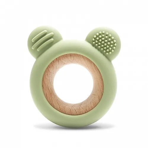 Lorelli СИЛИКОНОВА ГРИЗАЛКА С БУК МЕЧЕ FRESH GREEN