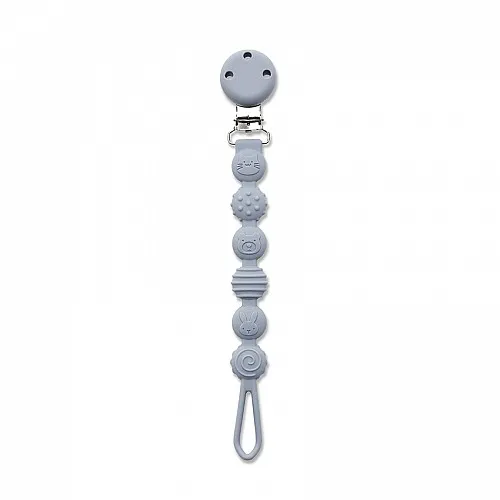 Lorelli Natural Силиконов държач за биберон GREY