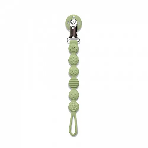 Lorelli Natural Силиконов държач за биберон FRESH GREEN