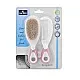 Baby care ГРЕБЕН И ЧЕТКА С ЕСТЕСТВЕН КОСЪМ BLUSH PINK