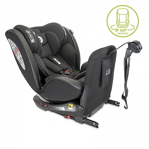 Lorelli СТОЛ ЗА КОЛА ARES BLACK i-Size 40-150 CM ISOFIX 