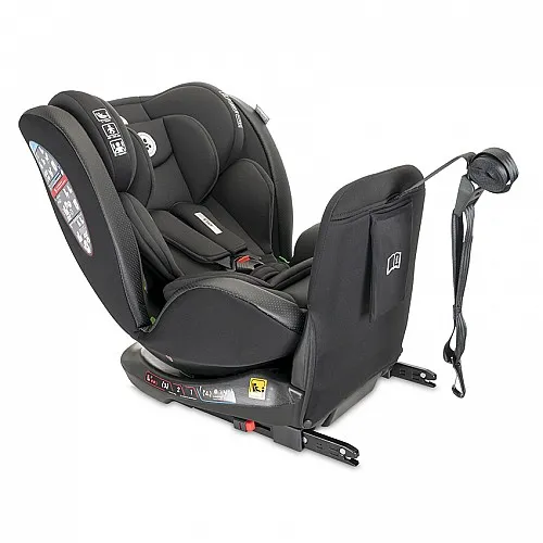 Lorelli СТОЛ ЗА КОЛА ARES BLACK i-Size 40-150 CM ISOFIX 