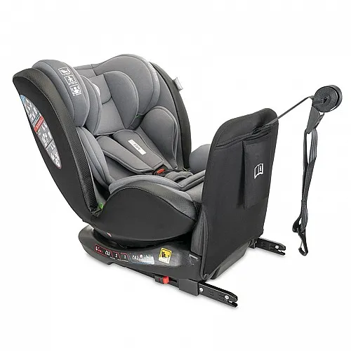 Lorelli СТОЛ ЗА КОЛА ARES GREY i-Size 40-150 CM ISOFIX 360
