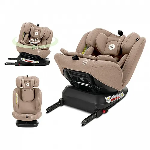 Lorelli СТОЛ ЗА КОЛА CAPELLA BEIGE i-Size 40-150 CM ISOFIX