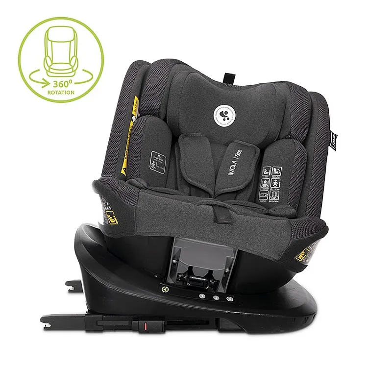 Lorelli Premium СТОЛ ЗА КОЛА IMOLA BLACK i-Size 40-150 CM ISOFIX