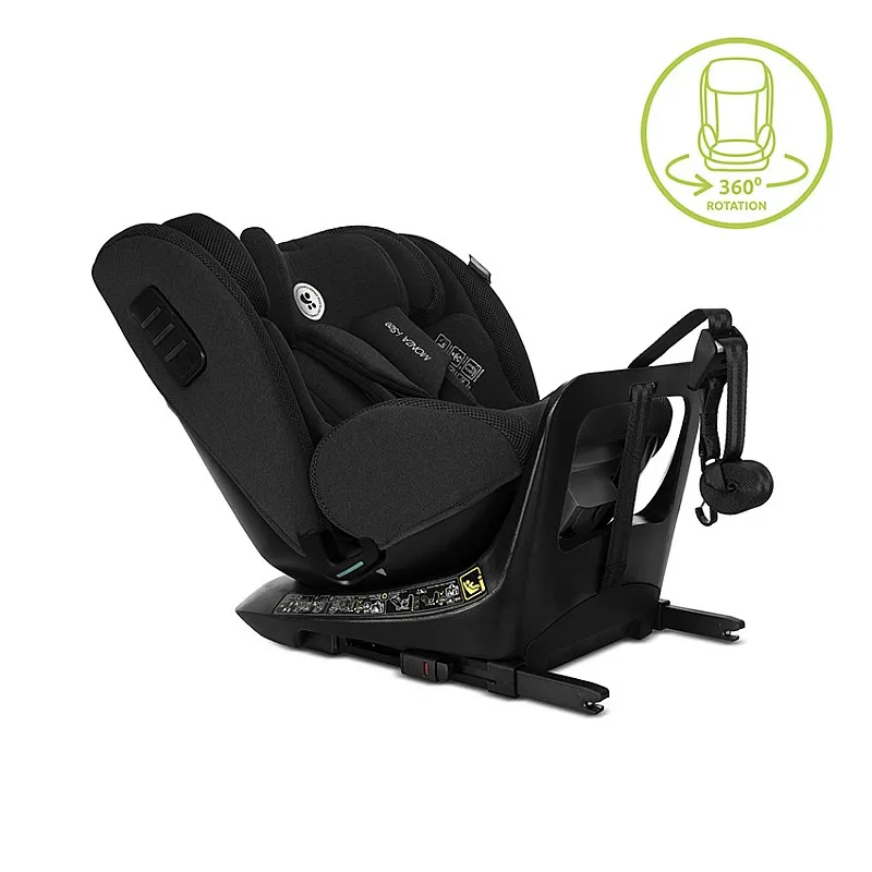 Lorelli Premium СТОЛ ЗА КОЛА MONZA BLACK i-Size 40-150 CM ISOFIX
