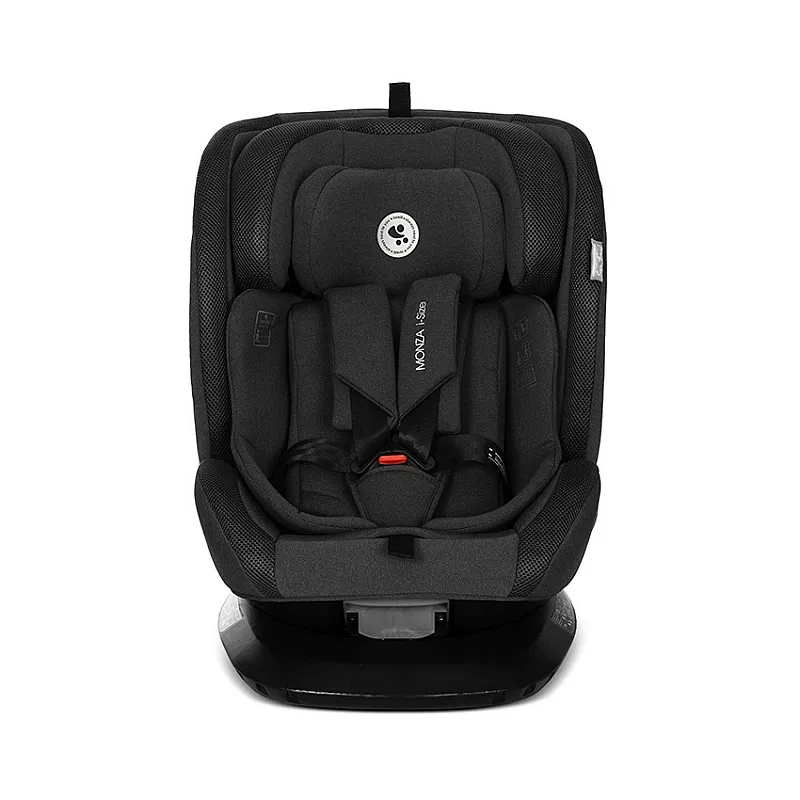 Lorelli Premium СТОЛ ЗА КОЛА MONZA BLACK i-Size 40-150 CM ISOFIX