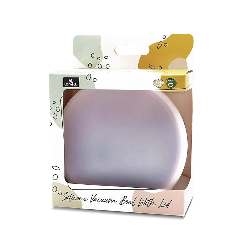 Силиконова вакуум купа с капак DEEP PINK LORELLI